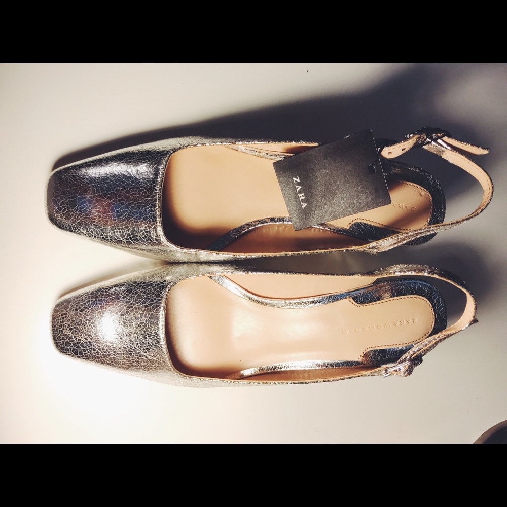 Zara Silver Heels🤗